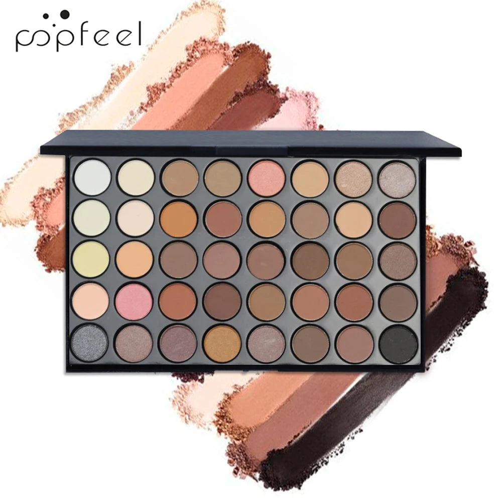 Fashionable, Bold and Beautiful DressPOPFEEL Eye Makeup Set 40 Color Eyeshadow Palette Eyebrow Pencil Eyeliner Pen Mascara With A Set Of Makeup Brushes Eye Cosmetics
