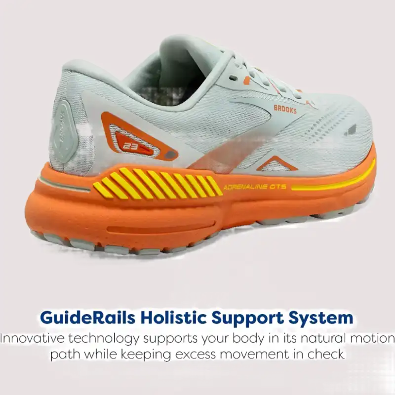 Step Into Your Stride with The Brooks Adrenaline GTS 23 Running Shoes Engineered for Both Men and Women Who Crave Support - Just The Fly Way