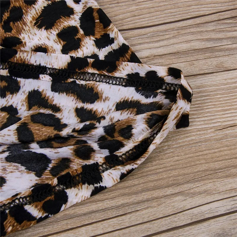 Leopard Print High Waist Skirt for Women - Pencil Bodycon Mini Skirt - Just The Fly Way