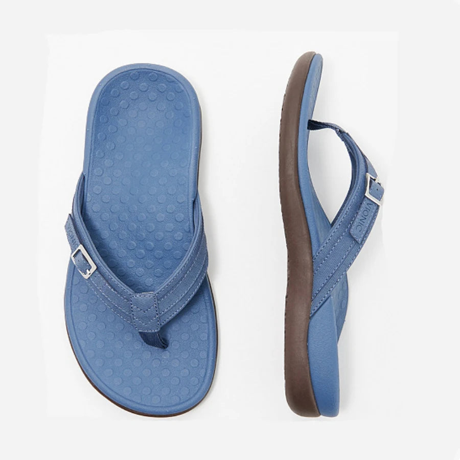 Secret Dig Women Sandals Arch Support Flip Flops for Plantar Fasciitis Comfort Summer Sandals Flat Bottomed Casual Flip Flops - Just The Fly Way