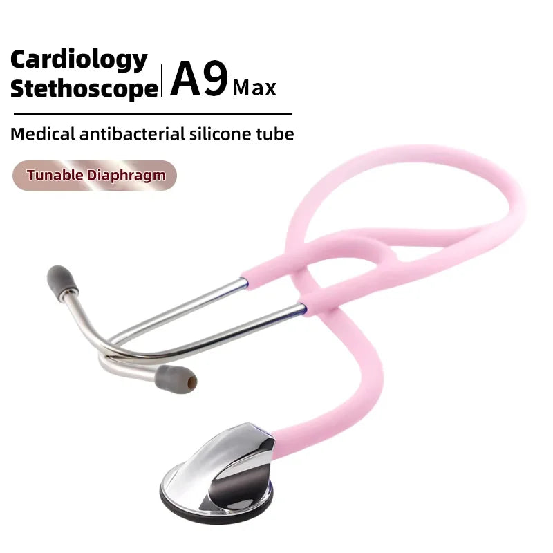 Fashionable, Bold and Beautiful DressCarent Medical Professional Cardiology Stethoscope Diagnostic Stethoscope Master Cardiology Stethoscope For Nurse Health Care