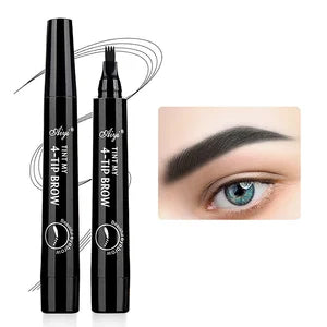 Fashionable, Bold and Beautiful DressFour-pronged eyebrow pencil, four-end, long-lasting, non-smudged, water-resistant, anti-smudged eyebrow pencil