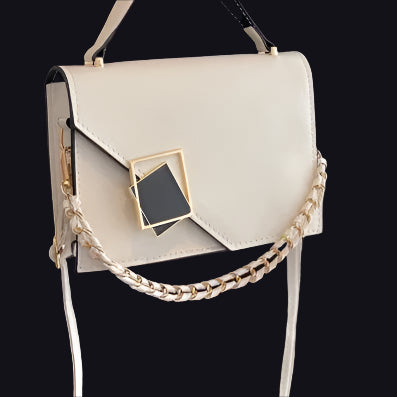 Small Retro Crossbody With A Chain, Square Shape Handbag - Just The Fly Way