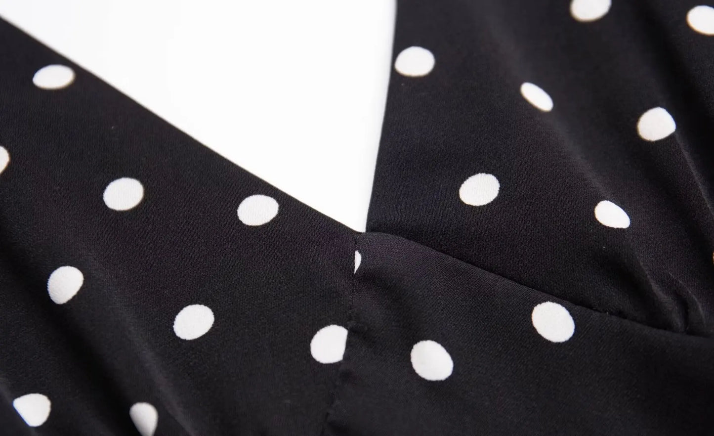 Bold and Sassy Retro Polka Dot Halter Maxi Dress - Just The Fly Way
