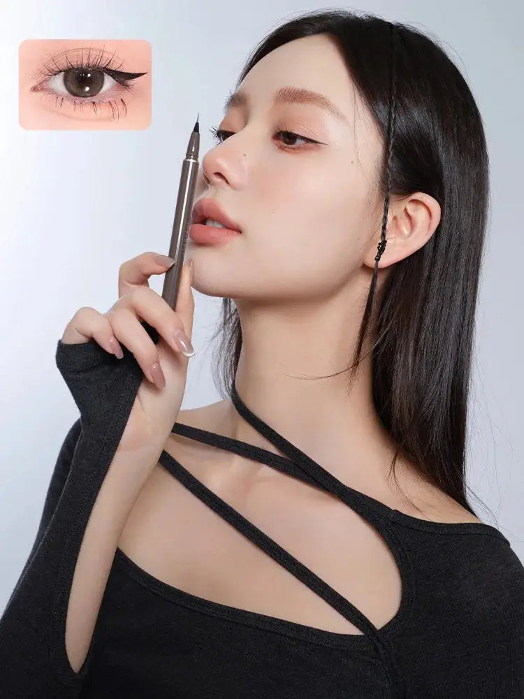 Fashionable, Bold and Beautiful DressJudydoll Precision Liquid Eyeliner Pen, Ultra-Fine Tip, Waterproof, Smudge-Proof, 24-Hour Long-Lasting, Perfect for Lash Line