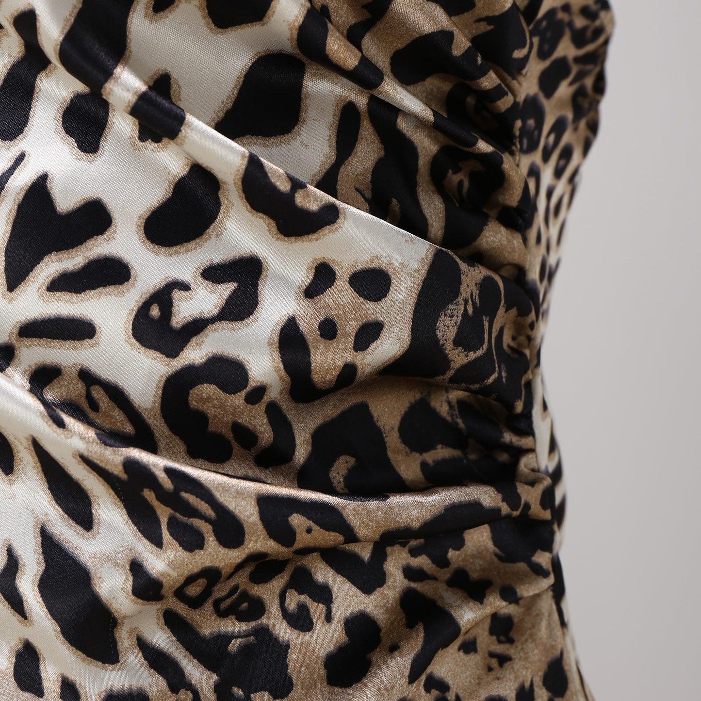 Print Mini Dress With Spaghetti Straps, Backless, Sleeveless, Bodycon Type - Just The Fly Way
