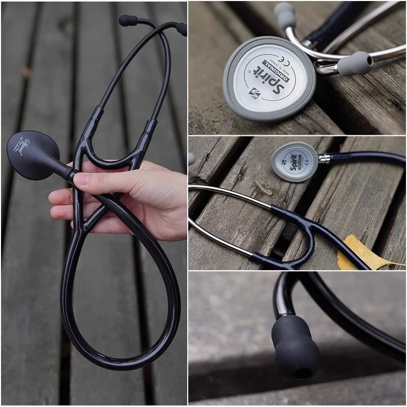 Fashionable, Bold and Beautiful DressSpirit 735 Single Head Stethoscope for Nurses Soft Sealing Eartips for Doctors, Nurses, EMT Students, Adults, Home Health Use