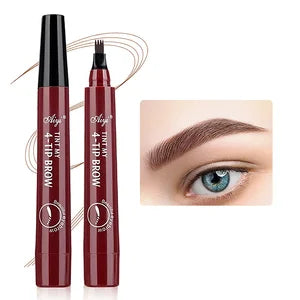 Fashionable, Bold and Beautiful DressFour-pronged eyebrow pencil, four-end, long-lasting, non-smudged, water-resistant, anti-smudged eyebrow pencil