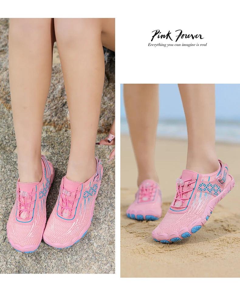 Aqua Shoes, Women's Barefoot Shoes, Knit Sneaker - Just The Fly Way