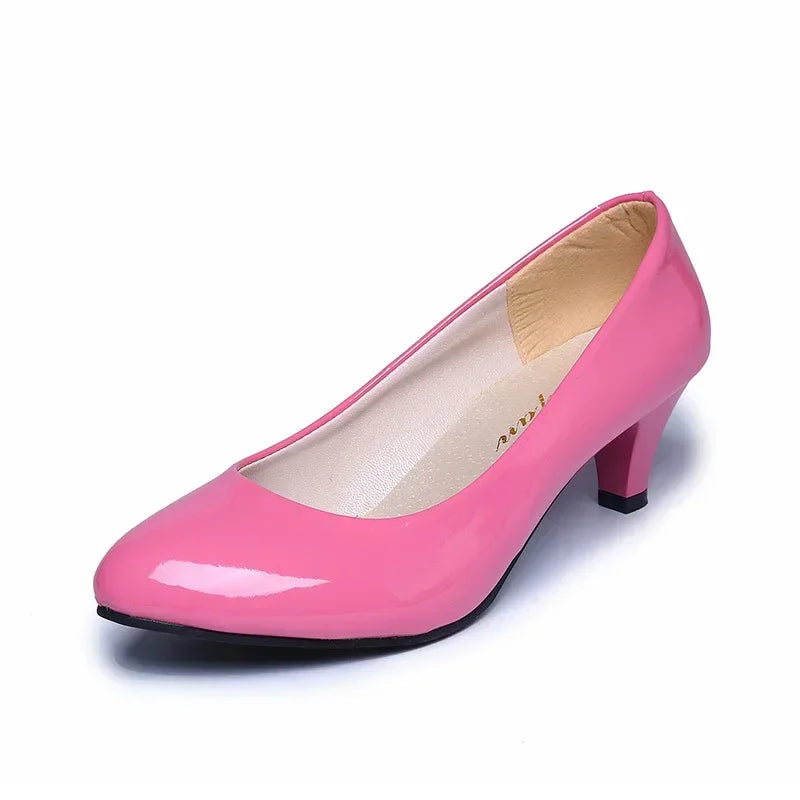 Fashionable, Bold and Beautiful DressWomen Pumps Nude Shallow Mouth Women Shoes New Fashion Office Work Wedding Party Shoes Ladies Low Heel Shoes Summer Heels Woeman