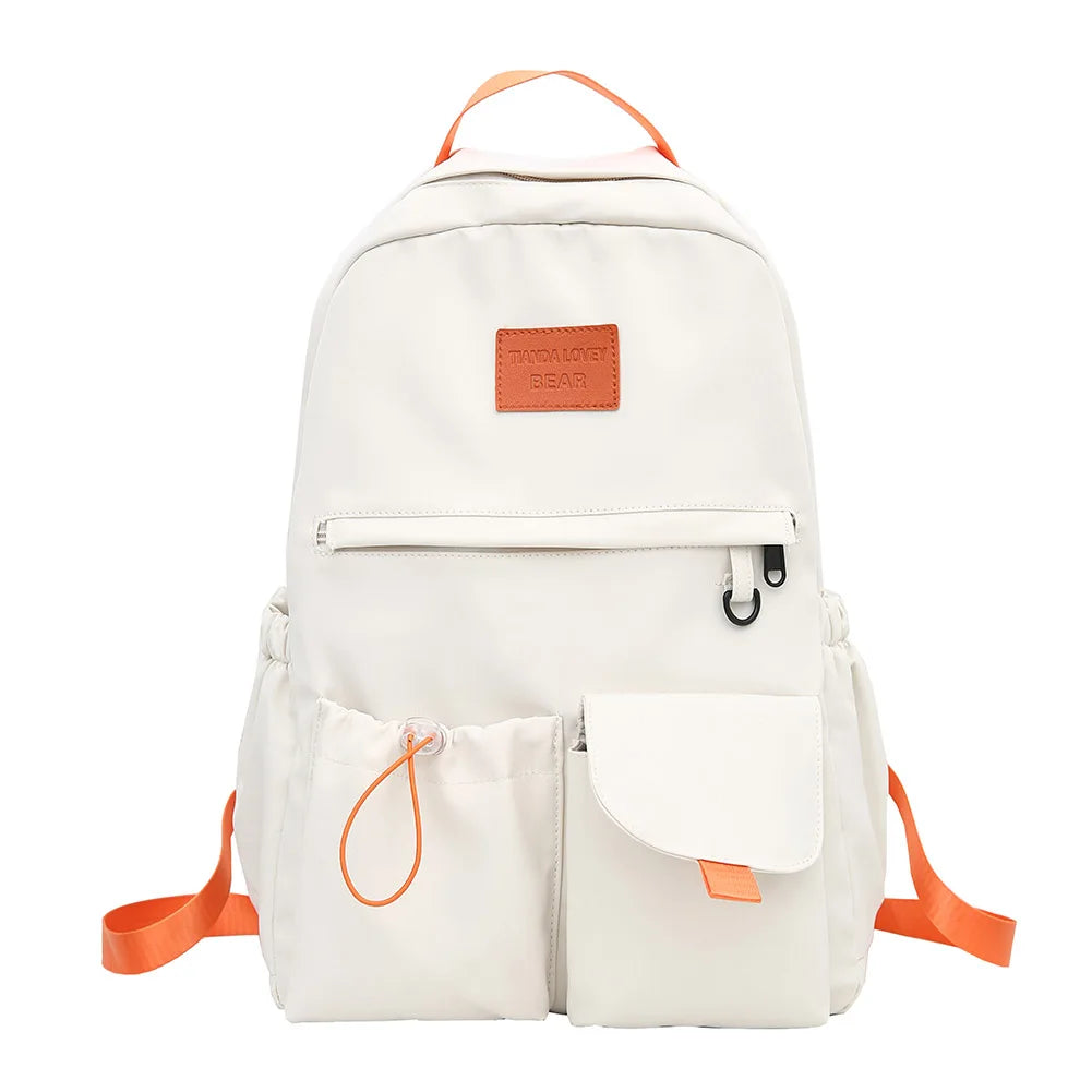 Casual Floral Prints Women Backpack Girls Bookbags Large Capacity Students School Bags Travel Backpack Mochilas with Pendants - Just The Fly Way