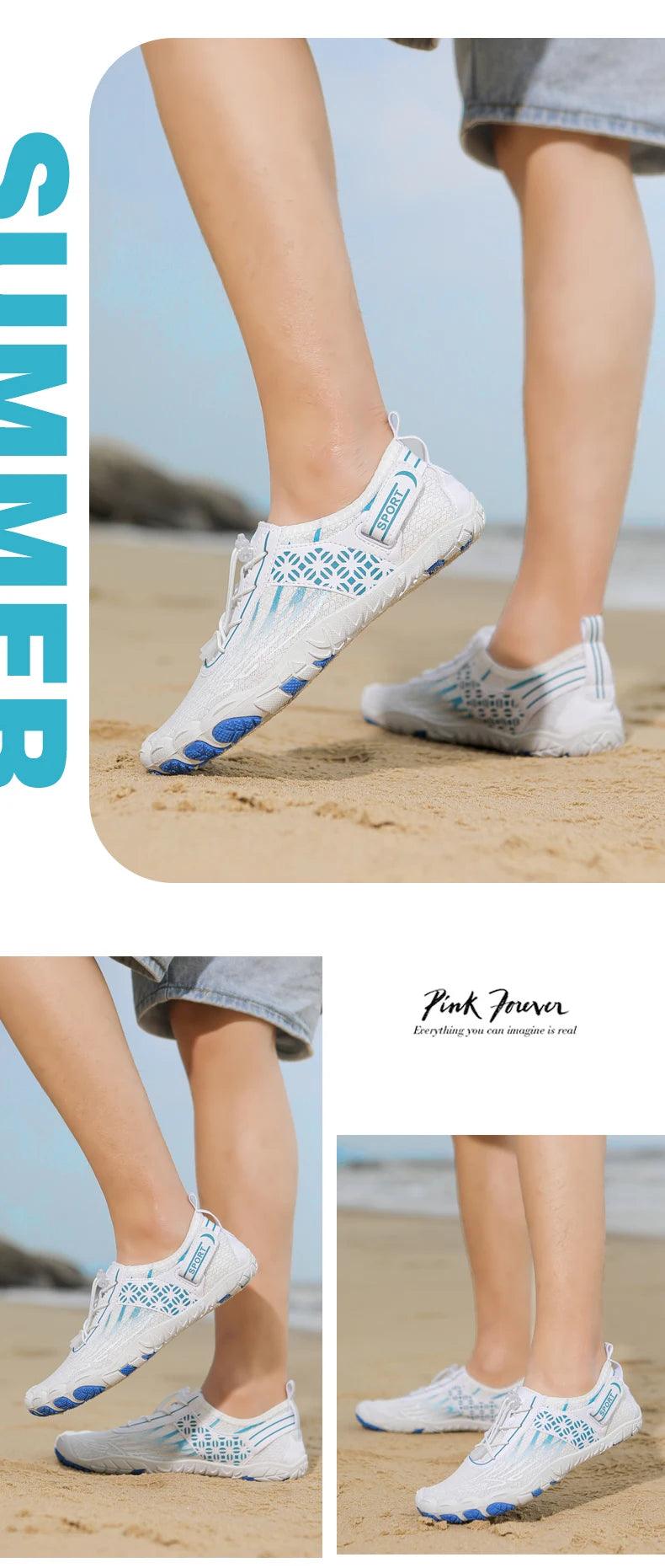 Aqua Shoes, Women's Barefoot Shoes, Knit Sneaker - Just The Fly Way