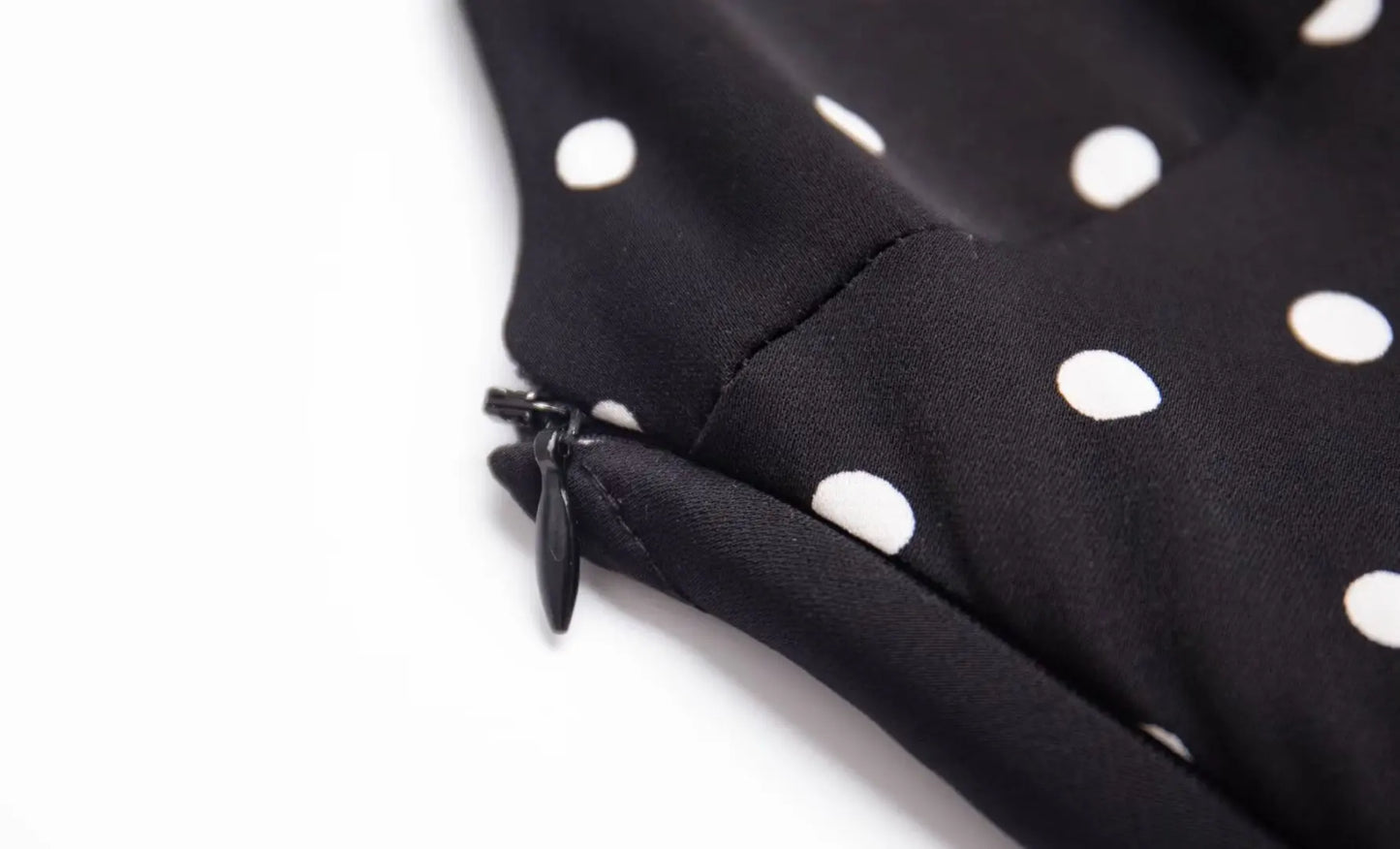 Bold and Sassy Retro Polka Dot Halter Maxi Dress - Just The Fly Way