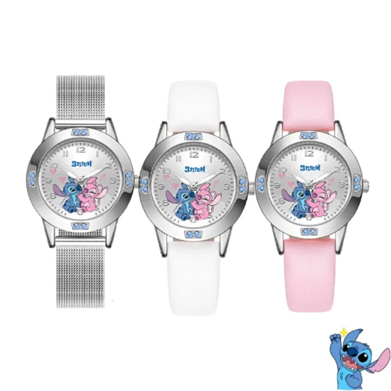Three watches with cartoon characters on a white background