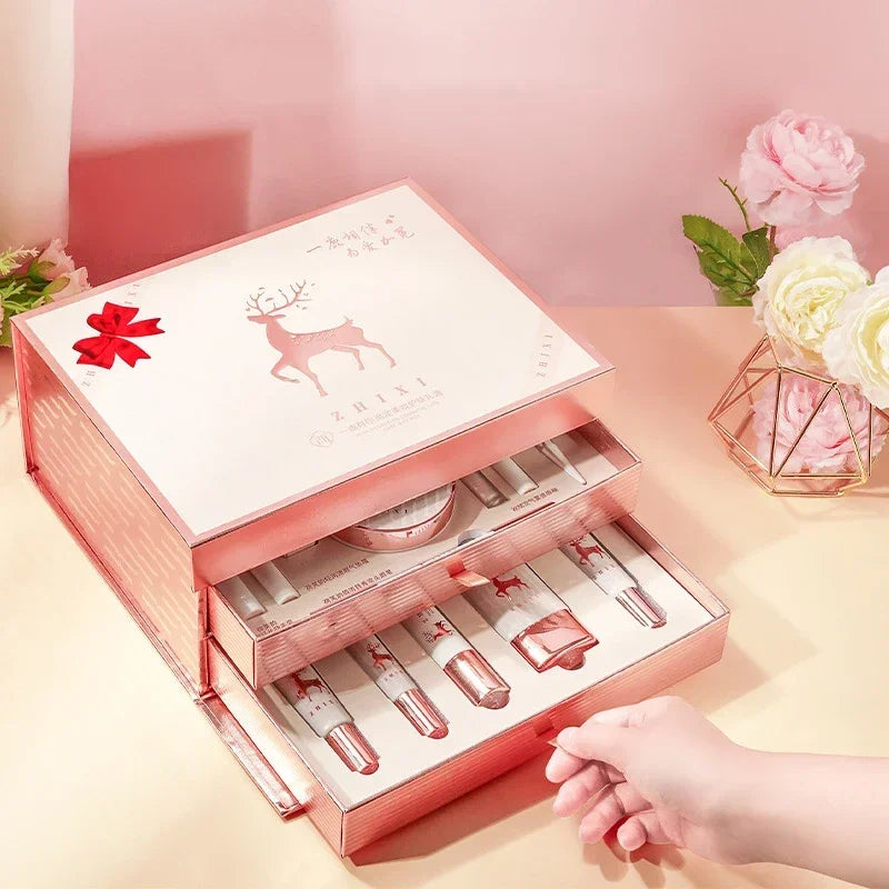 Fashionable, Bold and Beautiful Dress20 Pcs Makeup Set Box Full Mystery Box Lipstick Eyeshadow Set Skincare Products Cosmetics For Women Christmas Gifts Wholesale
