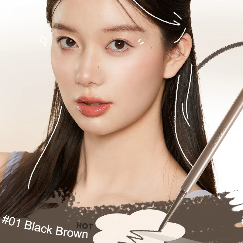 Fashionable, Bold and Beautiful DressJudydoll Knife-Cut Gel Eyeliner Pencil – Precise Triangle Detailing, Smooth & Beginner-Friendly