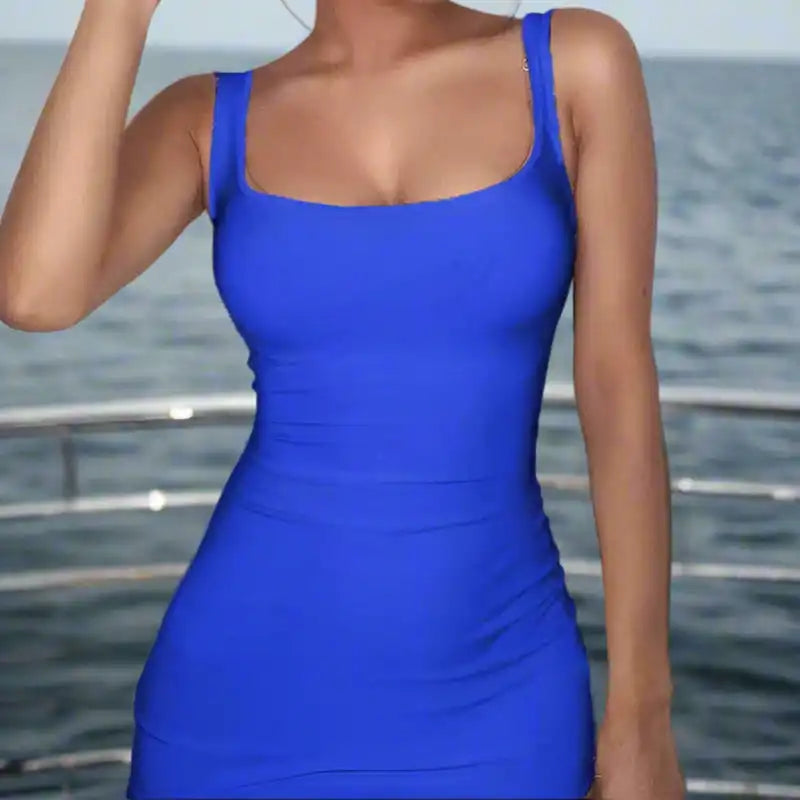 Elegant Bodycon Mini Dress, Solid Colors - Just The Fly Way