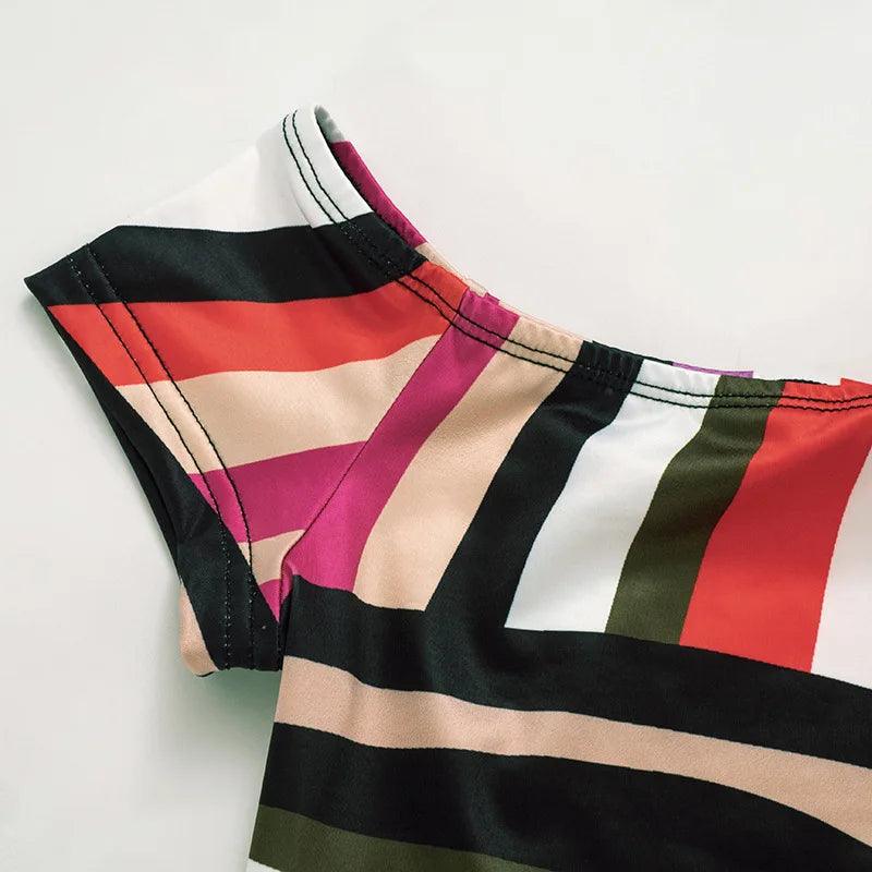 Multicolor Printed Off Shoulder Shorts Romper - Just The Fly Way