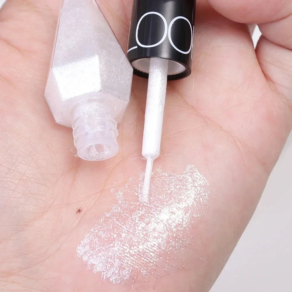 Fashionable, Bold and Beautiful DressDiamond Shiny Eye Liners Eyeshadow Waterproof Silver Rose Gold Color Glitter Sequins Eyeliner Eye Shadow Makeup Beauty Cosmetics