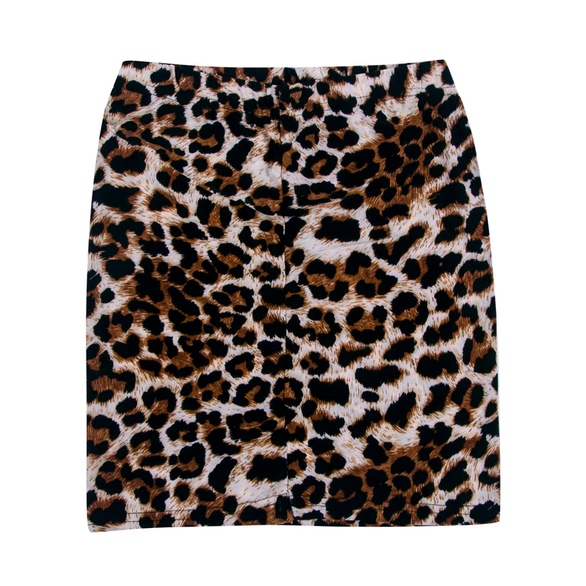 Leopard Print High Waist Skirt for Women - Pencil Bodycon Mini Skirt - Just The Fly Way