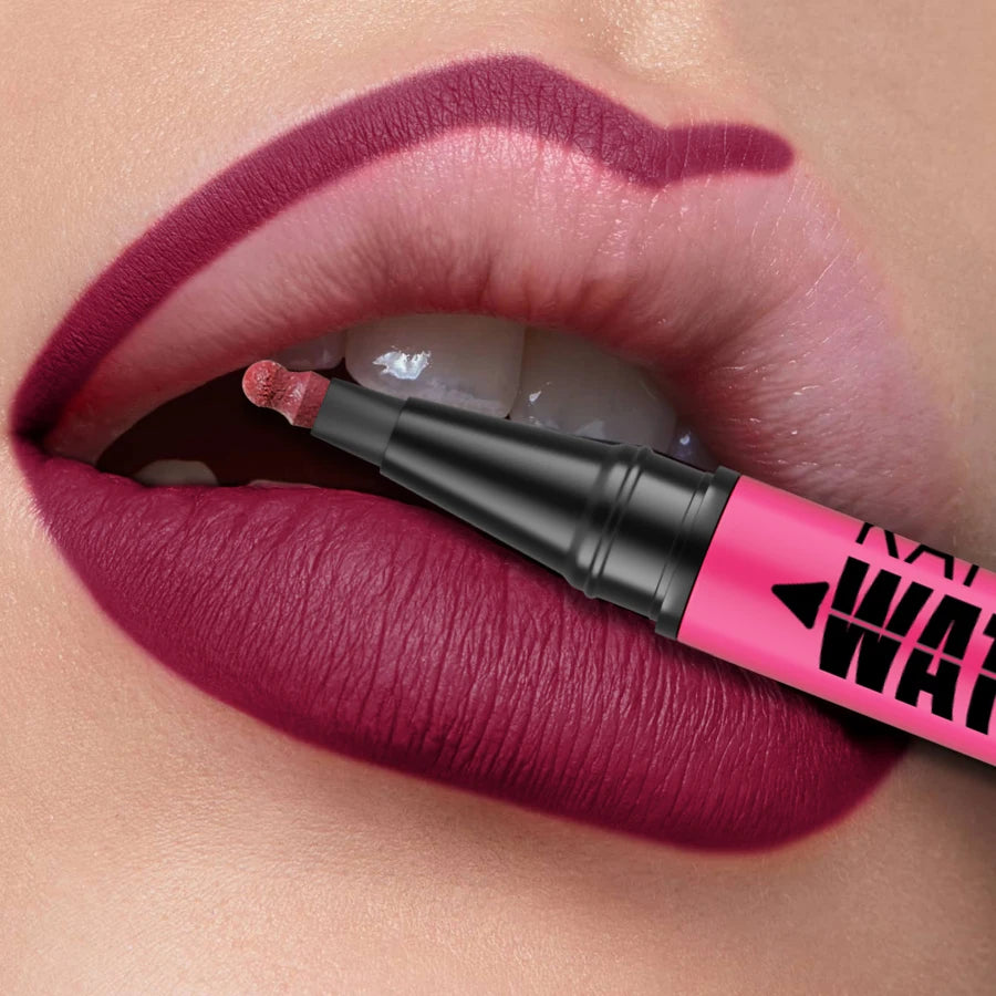 Fashionable, Bold and Beautiful Dress1PC Liquid Matte12-Color Lipliner Pencil Waterproof Plumping Stain Lipstick Natural Lip Liner Outline Lips Contour Makeup