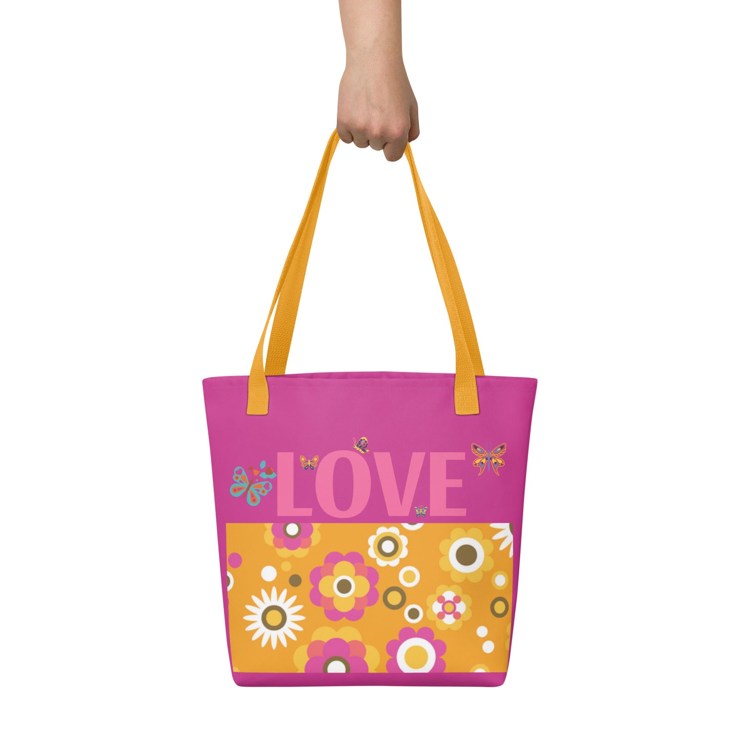 Accessorize Your Outfit With The Brand New Chic "Love" Tote bag - Just The Fly Way