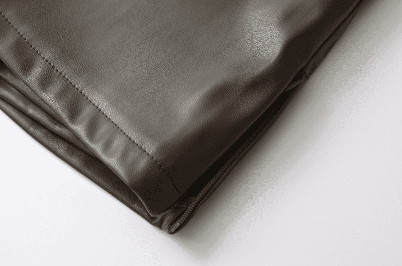 Be Bold in This Low Rise Black Mini Faux Leather Skort - Just The Fly Way