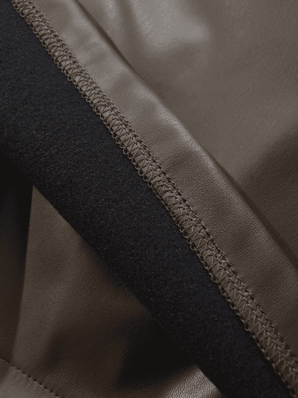 Be Bold in This Low Rise Black Mini Faux Leather Skort - Just The Fly Way
