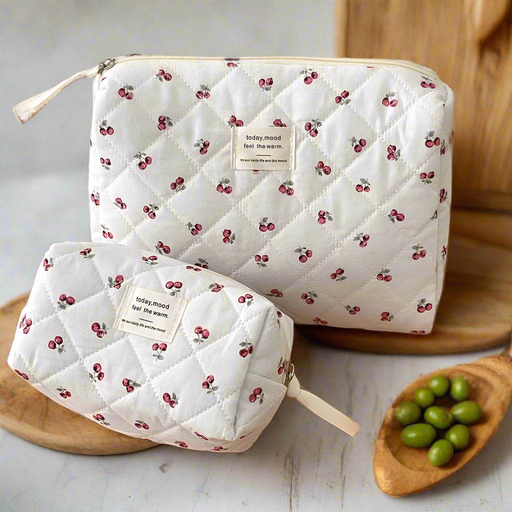 DSers Portable Cherry-Themed Organizer Bag Set - Just The Fly Way