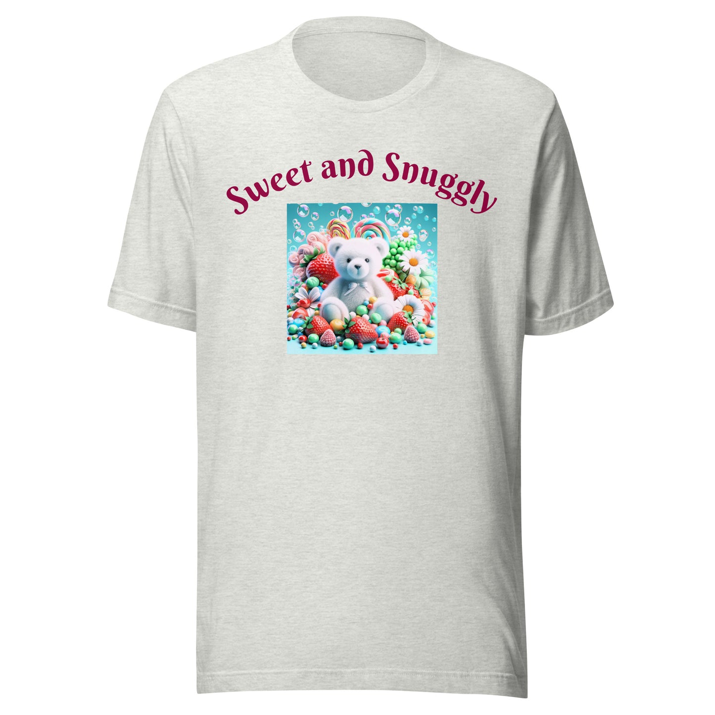 Adorable and Cozy Teddy Bear and Candy T-Shirt to Display Your Endearing Charm - Just The Fly Way