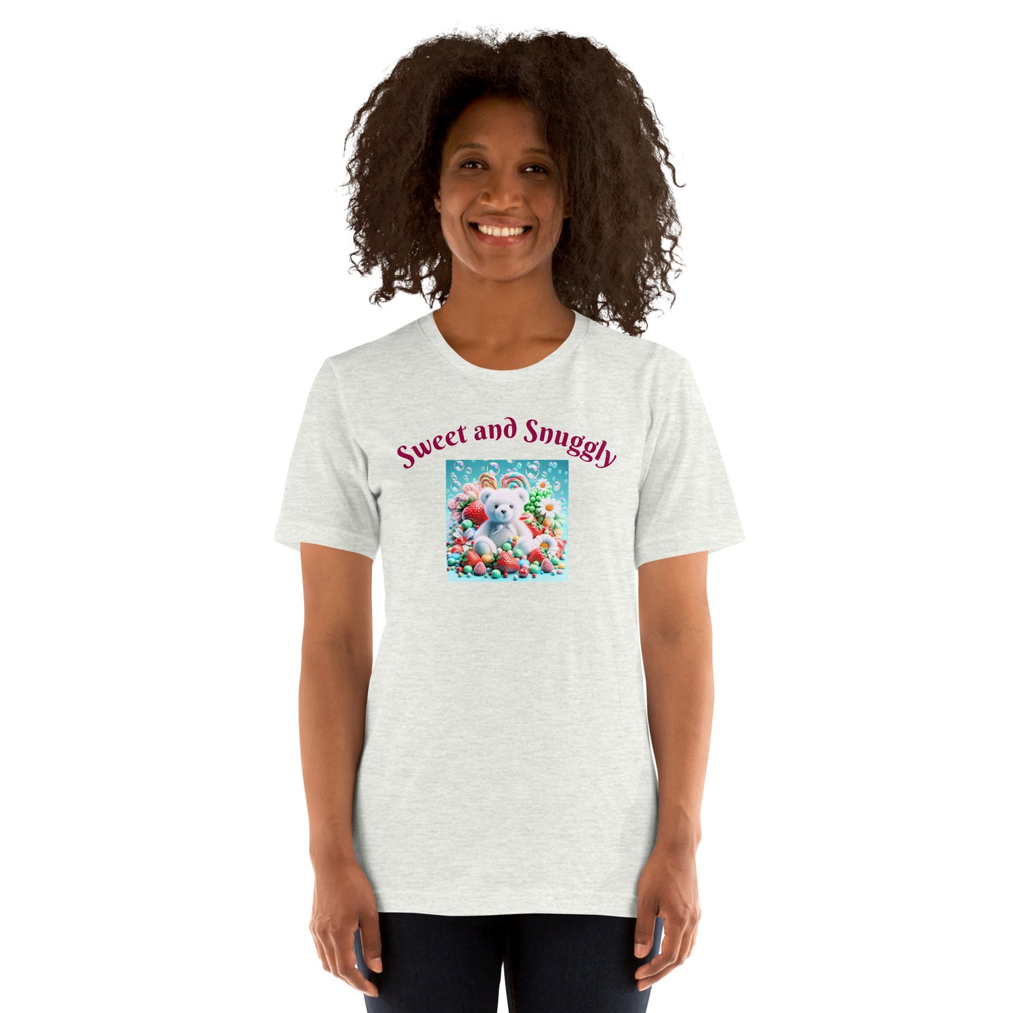 Adorable and Cozy Teddy Bear and Candy T-Shirt to Display Your Endearing Charm - Just The Fly Way