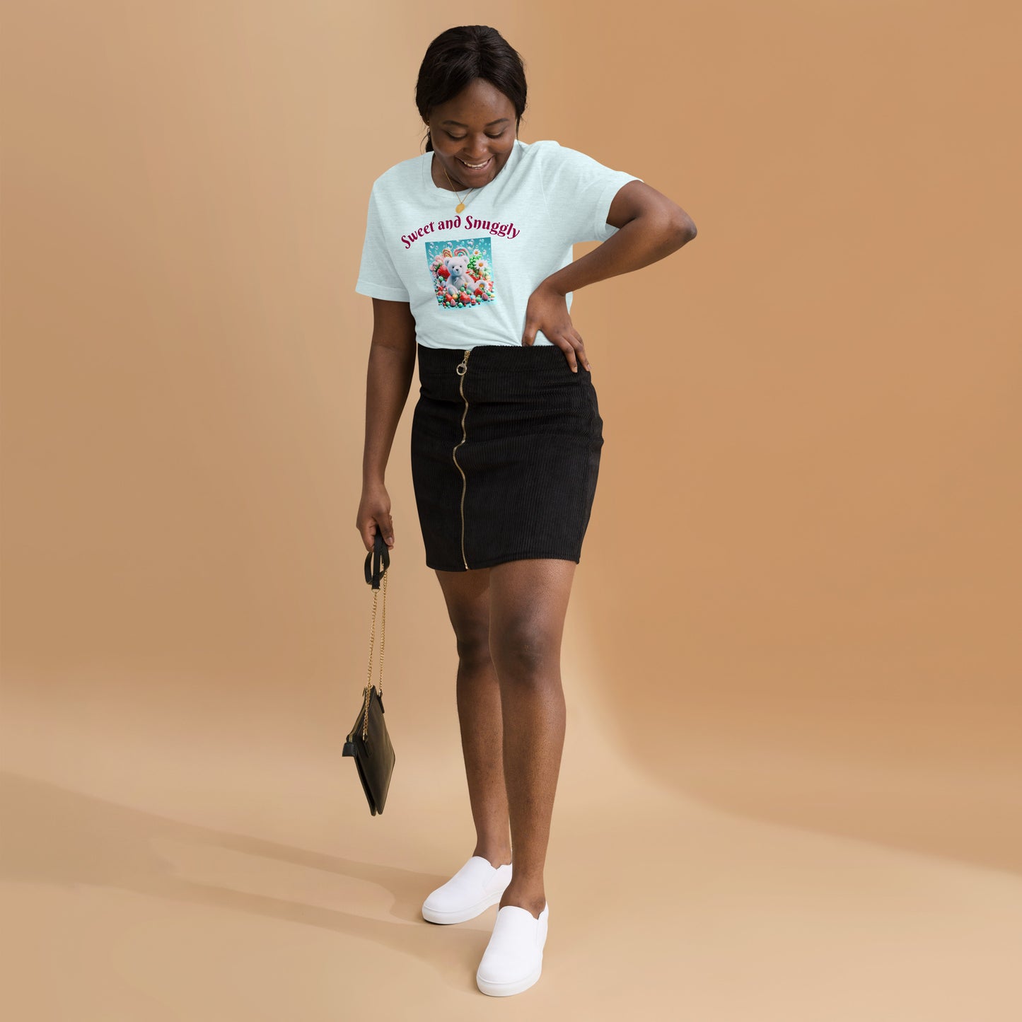 Adorable and Cozy Teddy Bear and Candy T-Shirt to Display Your Endearing Charm - Just The Fly Way