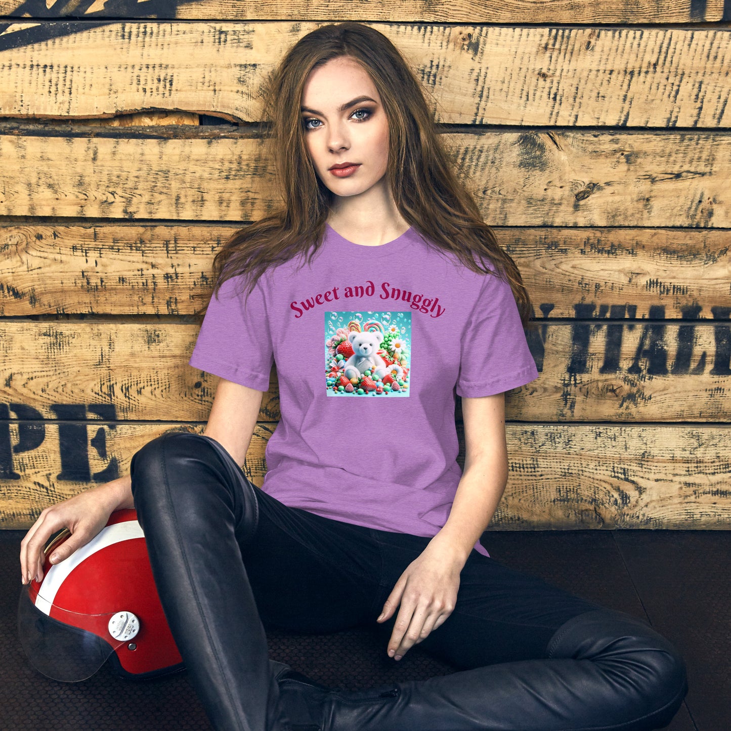 Adorable and Cozy Teddy Bear and Candy T-Shirt to Display Your Endearing Charm - Just The Fly Way