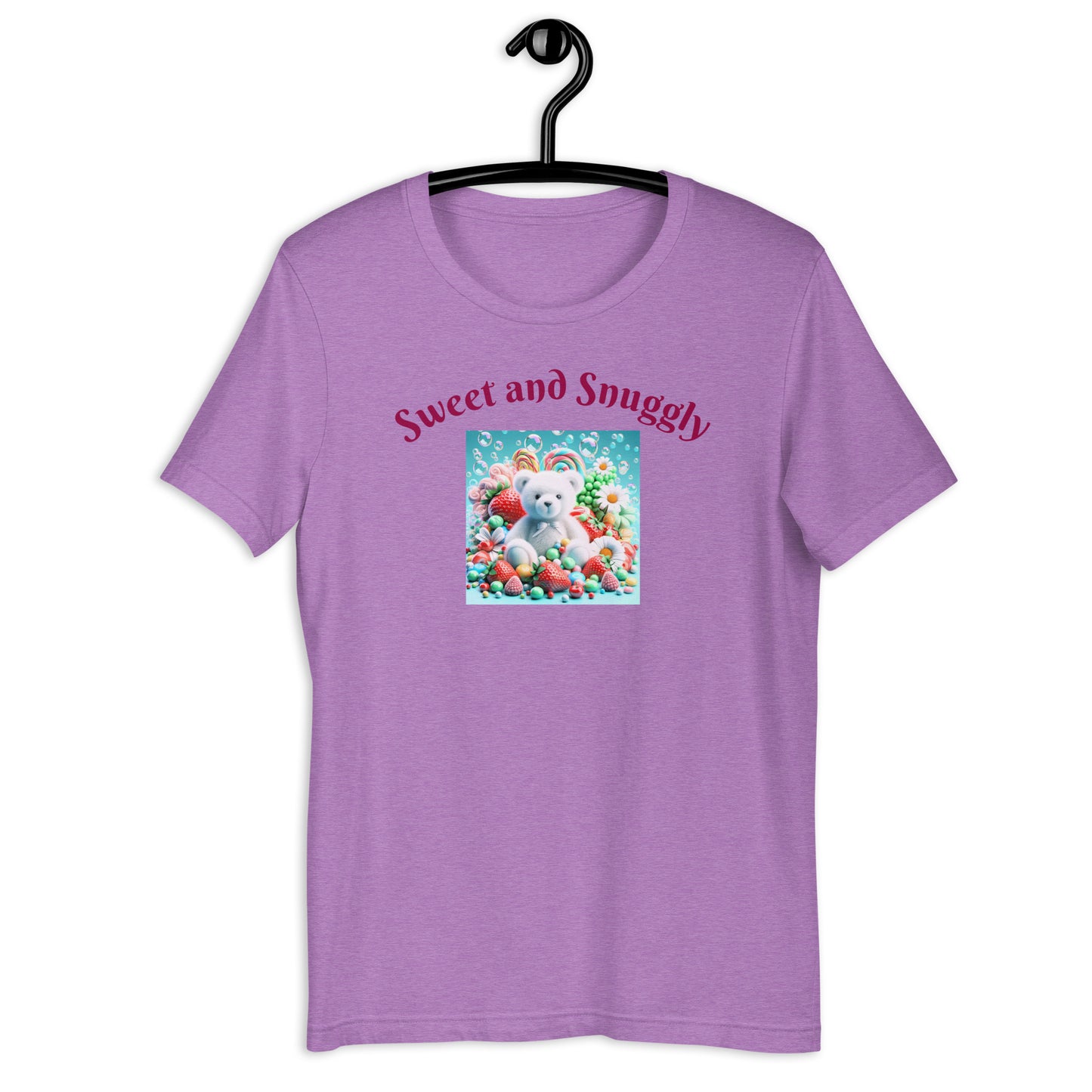 Adorable and Cozy Teddy Bear and Candy T-Shirt to Display Your Endearing Charm - Just The Fly Way