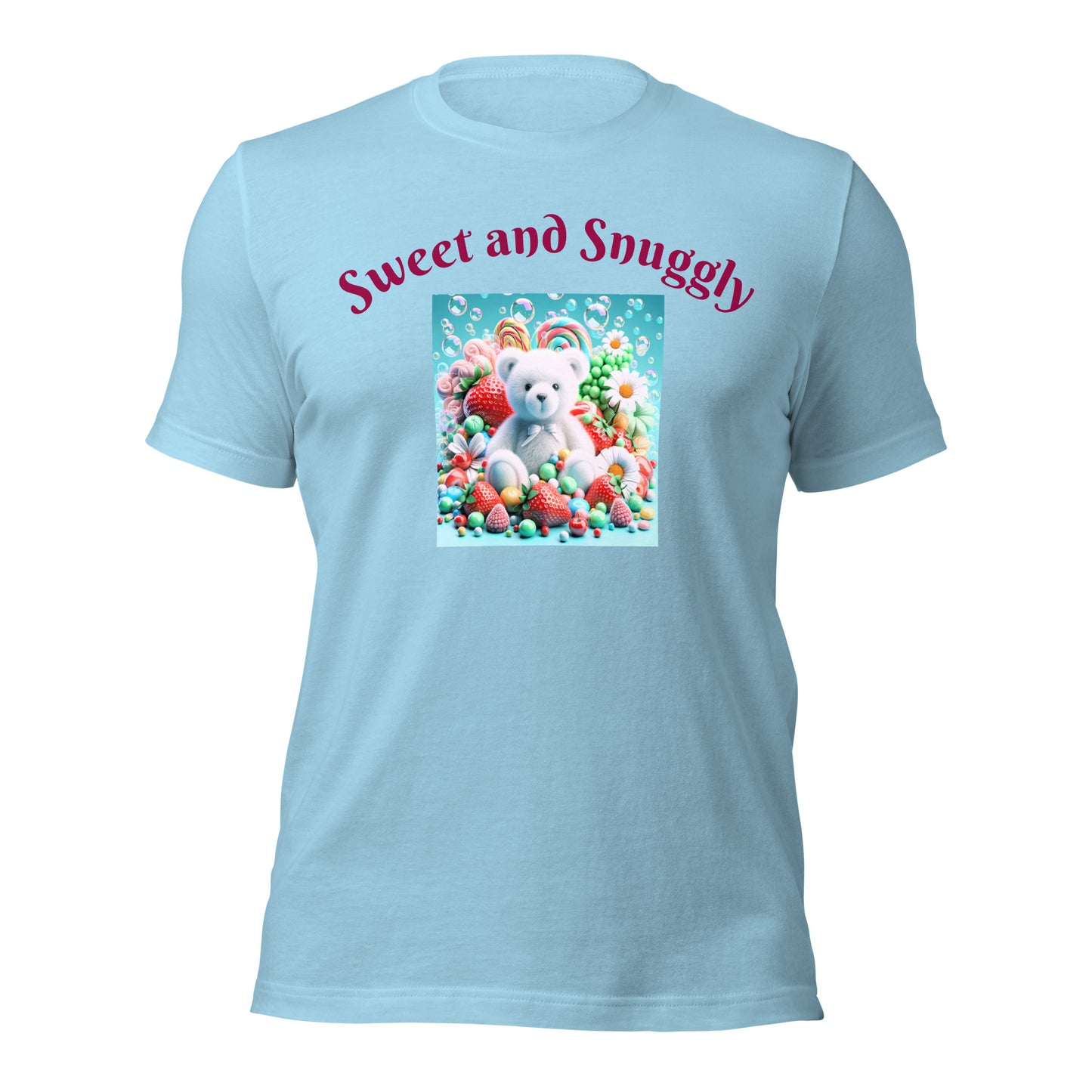 Adorable and Cozy Teddy Bear and Candy T-Shirt to Display Your Endearing Charm - Just The Fly Way