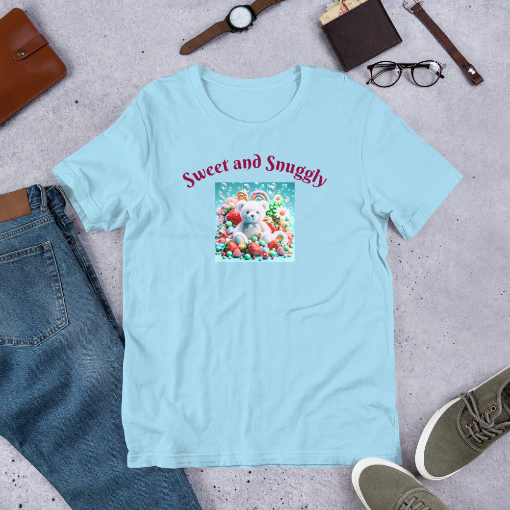 Adorable and Cozy Teddy Bear and Candy T-Shirt to Display Your Endearing Charm - Just The Fly Way