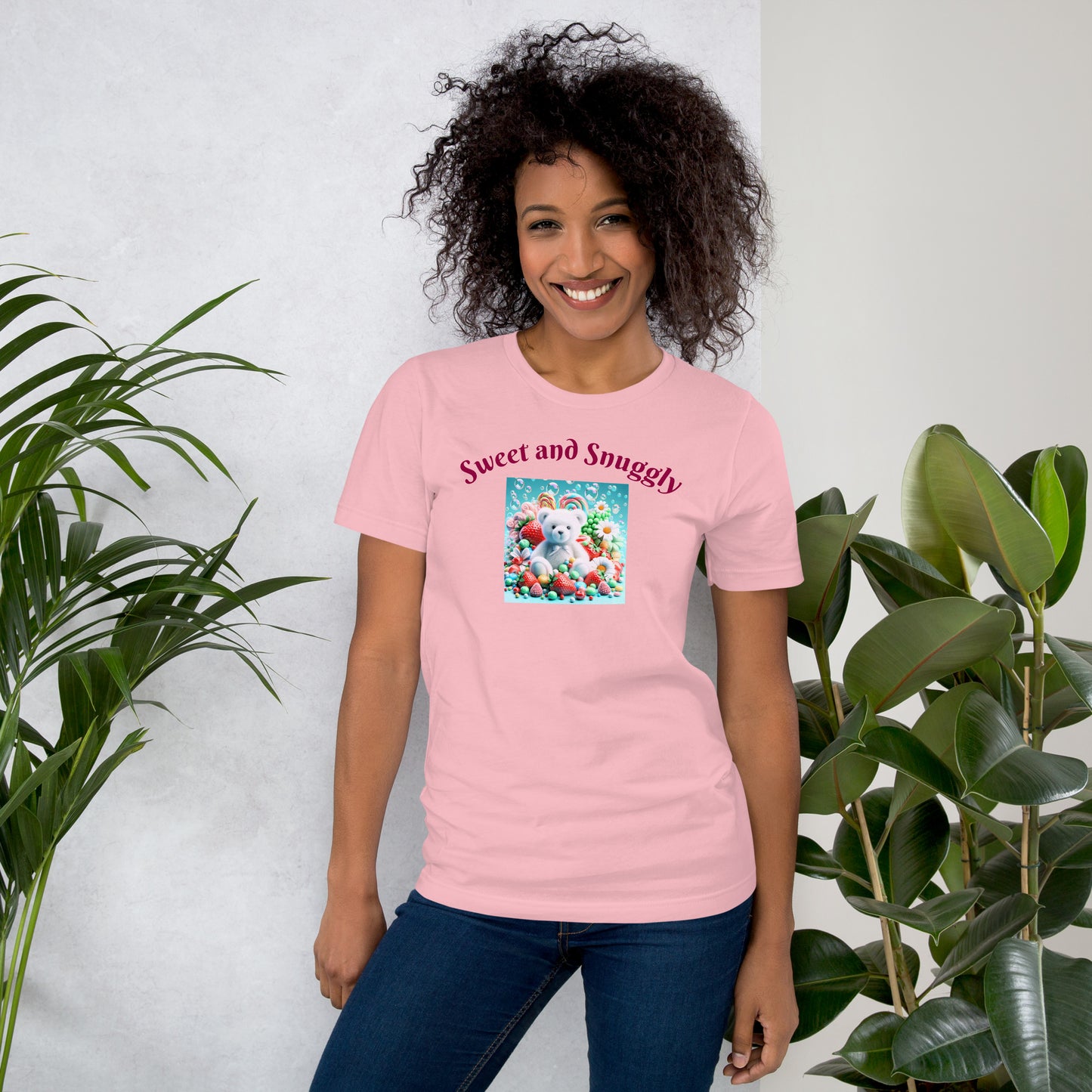 Adorable and Cozy Teddy Bear and Candy T-Shirt to Display Your Endearing Charm - Just The Fly Way