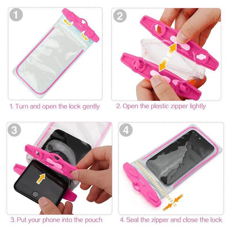 DSers Waterproof Phone Case for Beach with Secure Seal - Just The Fly Way