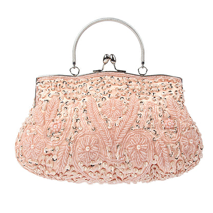 Evening Party Clutch Bag Small Totes Mini Wallets Women's Handbag Exquisite Ladies Beaded Embroidered Wedding Party Handbag - Just The Fly Way