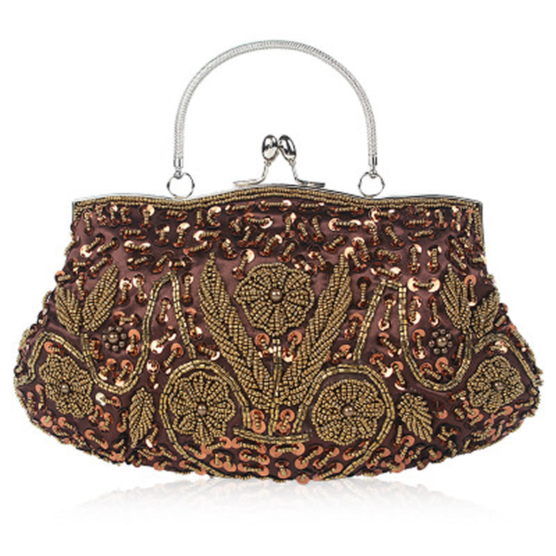 Evening Party Clutch Bag Small Totes Mini Wallets Women's Handbag Exquisite Ladies Beaded Embroidered Wedding Party Handbag - Just The Fly Way