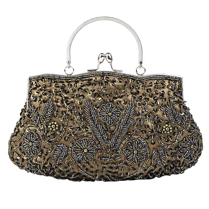 Evening Party Clutch Bag Small Totes Mini Wallets Women's Handbag Exquisite Ladies Beaded Embroidered Wedding Party Handbag - Just The Fly Way