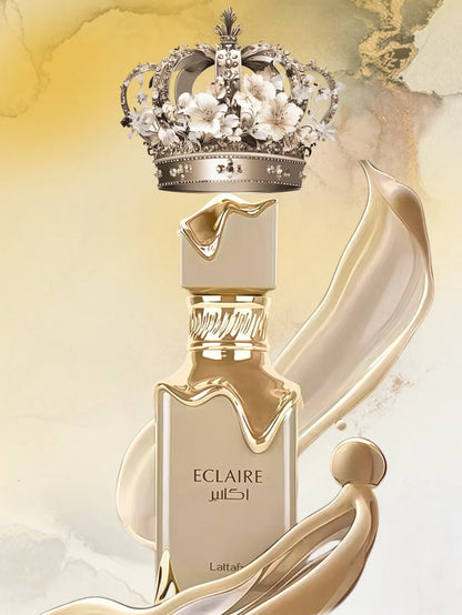 Fashionable, Bold and Beautiful DressLattafa Eclaire Eau de Parfum 100ml – Sweet Vanilla & Musk | Long-Lasting Feminine Scent for Daily Wear or Date Night - Just The Fly Way