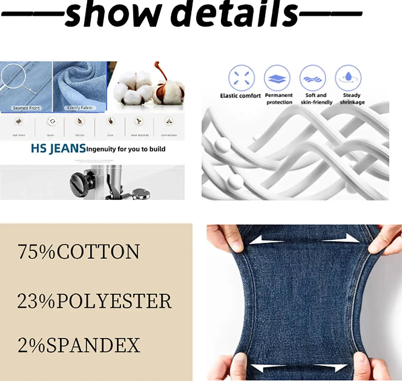 High-Rise Stretch Flare Denim Rhinestone Embroidery Jeans for Casual or Dressy Occasions - Just The Fly Way