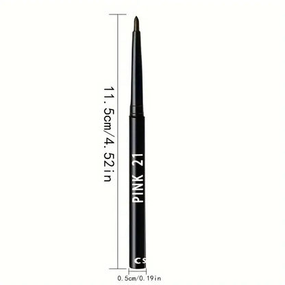 Fashionable, Bold and Beautiful Dress10Pcs Long-Lasting Black Eyeliner Pencils -Waterproof, Sweatproof and Smudge-Proof with Easy Twist  Eyeliner Pencils