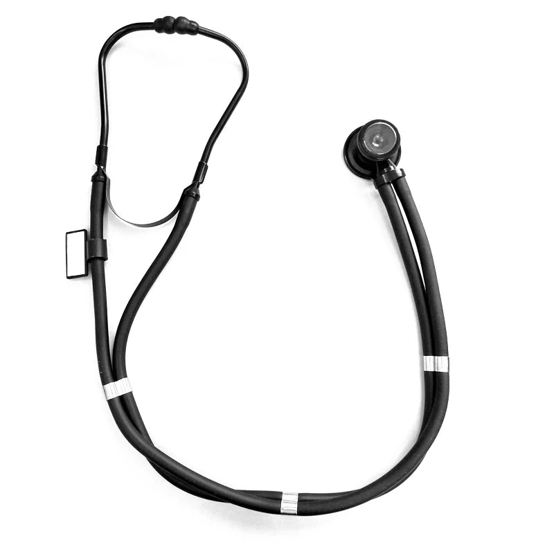Fashionable, Bold and Beautiful DressClassic Black Doctor Cardiology Professional Estetoscopio Dual Head Nurse Cute Stethoscope Medical Equipment Health Devices