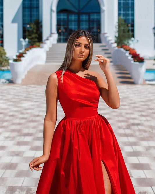Variations of Lipstick Red A-Line Side Split up the Long Length, One Shoulder Party Evening Formal Dress by Lipstick Red A-Line Side Split up the Long Length, One Shoulder Party Evening Formal DressApparel & Accessories > Clothing > Dressesev058-festival-red-a-line-long-prom-dresses-side-split-one-shoulder-ruched-cheap-bride-party-evening-formal-dressDress
