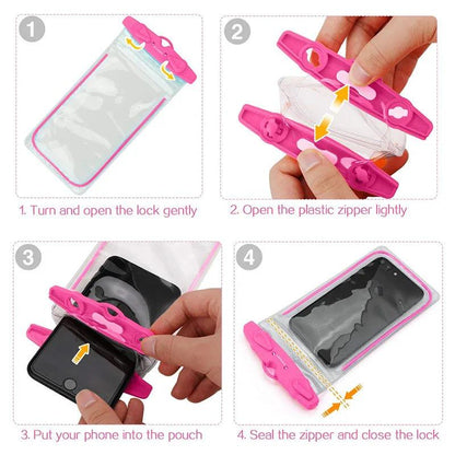 Waterproof Pouch for Swimming, Skiing, Boating Bag - Just The Fly Way