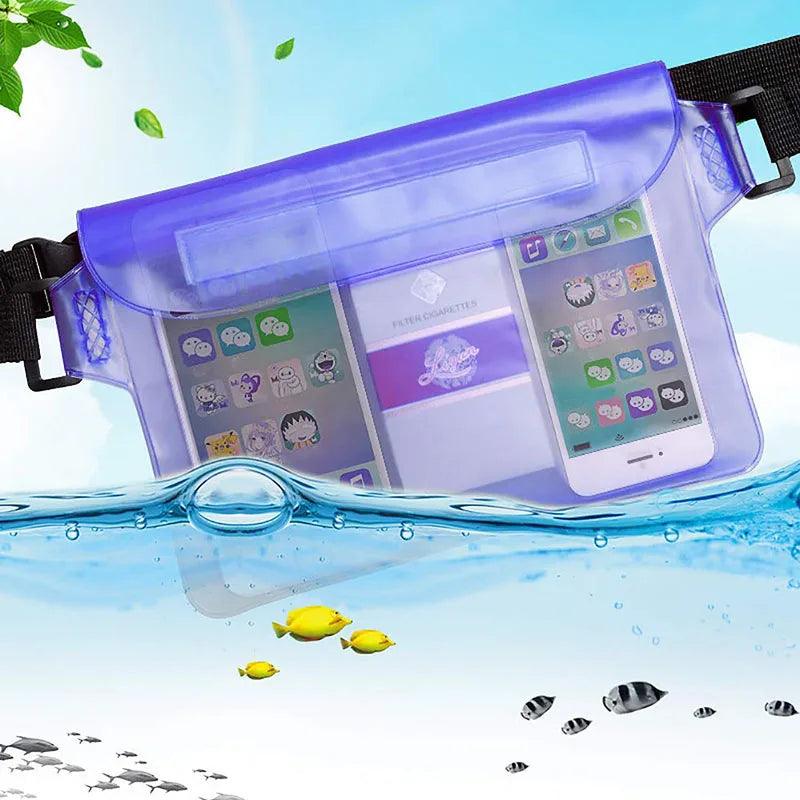 Waterproof Dry Bag Pouch For Beach Swimming, Boating, Fishing, Skiing - Just The Fly Way