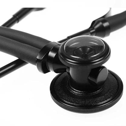 Fashionable, Bold and Beautiful DressClassic Black Doctor Cardiology Professional Estetoscopio Dual Head Nurse Cute Stethoscope Medical Equipment Health Devices
