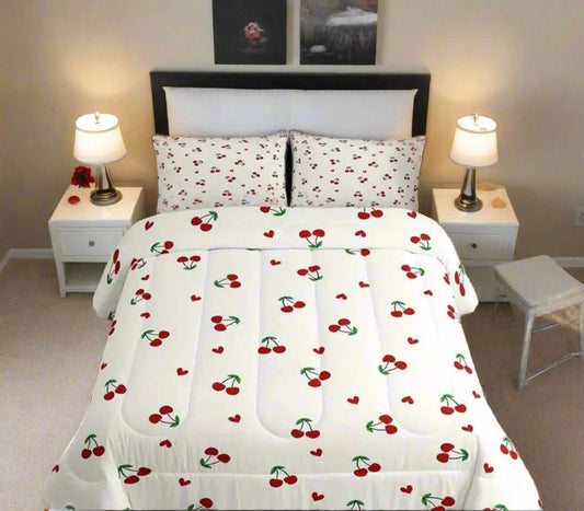 Comfy Cherry Bed Set - Just The Fly Way